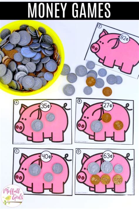 1st Grade Money Lesson 的图像结果