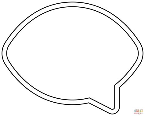 Left Speech Bubble Emoji coloring page | Free Printable Coloring Pages