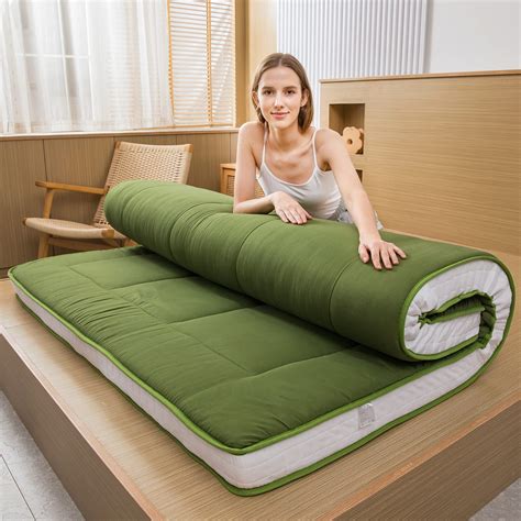 MAXYOYO Futon Mattress, Padded Japanese Floor Mattress Quilted Bed ...