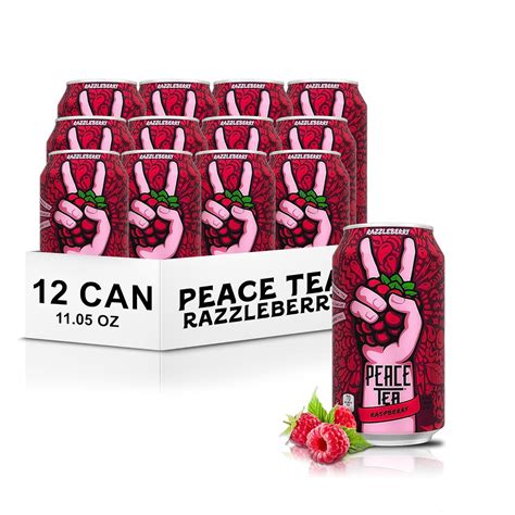 Amazon.com : Peace Tea Iced Tea Razzleberry - NO Preservatives, Made ...