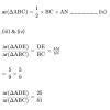 13 In the given figure, DE is parallel to the base BC of triangle ABC ...