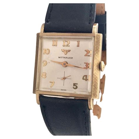 1940s Vintage Wittnauer 10 Karat Gold Filled with Stainless Steel Case ...