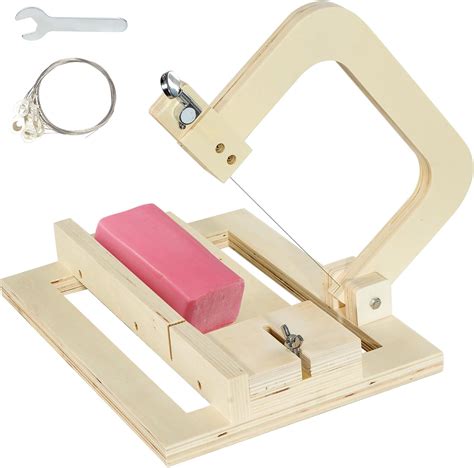 Amazon.com: Professional Soap Cutter with Wire, Adjustable Wooden ...