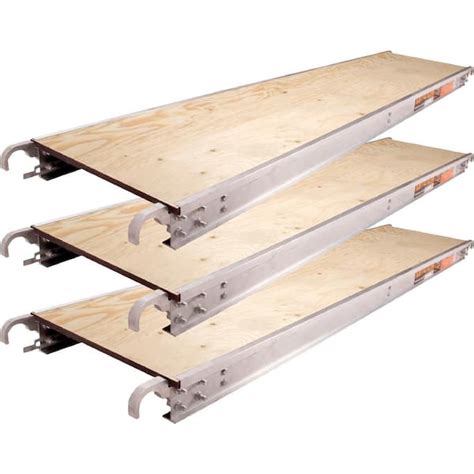 MetalTech Pack of 3 Aluminum Platform with Plywood Deck for India | Ubuy