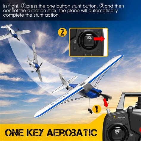 Buy VOLANTEXRC RC Plane 4-CH Control with Aileron RC Aircraft Plane ...