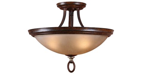 Uttermost 22260 3 Light Semi Flush Ceiling Fixture from the Cinturra ...