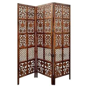 Classic Wood and Craft Wooden Room Divider Partition for Living Room ...