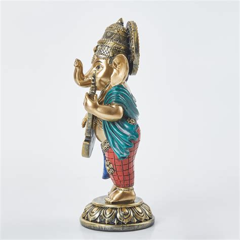 Buy Alpana Polyresin Ganesha With Veena Figurine from Home Centre at ...