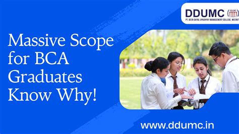 Massive Scope for BCA Graduates Know Why! - DDUMC