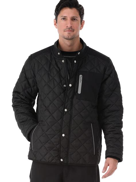 Insulated Diamond Quilted Jacket - Warmth and Comfort
