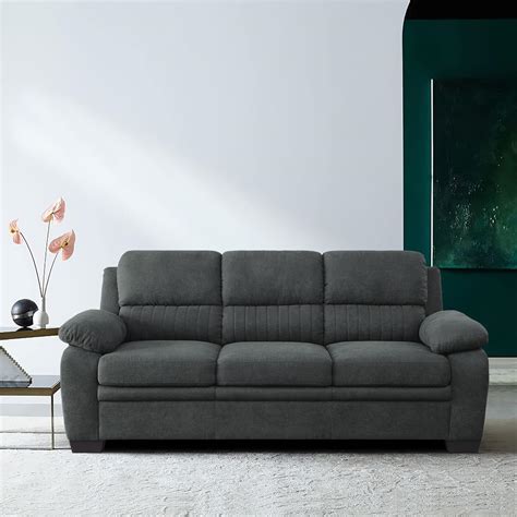 Torque - Jett 3-Person Sofa Fabric Sofa For Living Room, Bedroom, Home ...