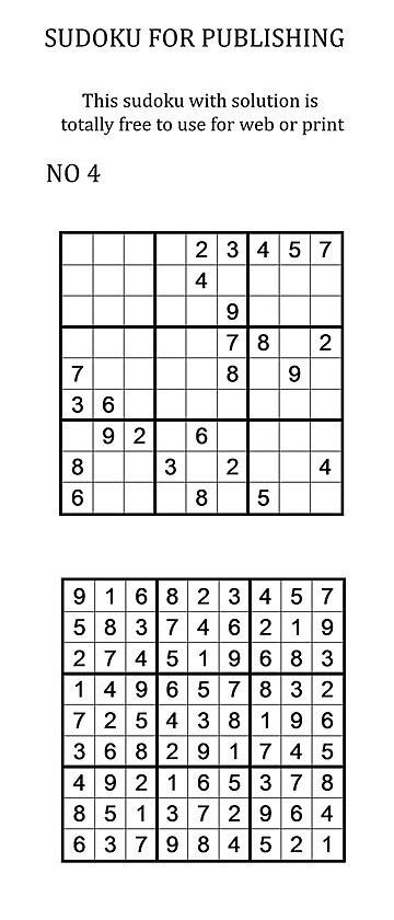 Sudoku Print Outs 的图像结果