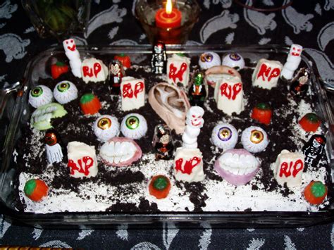 Spooktacular Halloween Graveyard Cake Recipe - Food.com