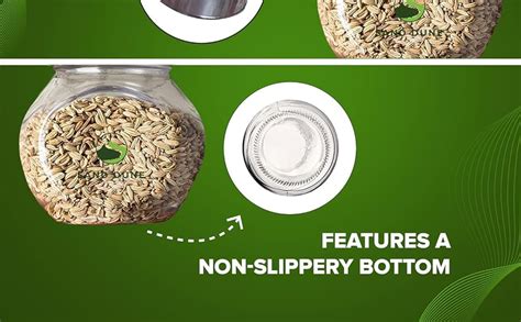 PV Kitchen Masala Glass Jar Containers With Air Tight Cap For Storage ...