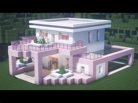 Large Modern House Minecraft Tutorial 的图像结果