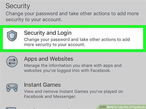 Image result for How to Log Out of Facebook On Computer