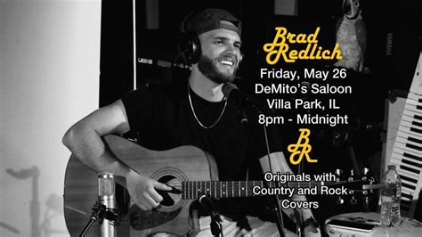 Brad Redlich - DeMitos Saloon - Villa Park - Solo-Acoustic, DeMito's ...