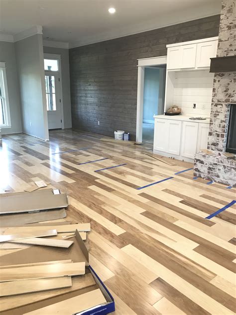 Modern Farmhouse Natural Hickory Flooring