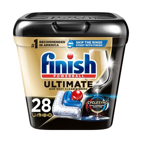 Finish Ultimate Dishwasher Detergent- 28 Count - Dishwashing Tablets ...