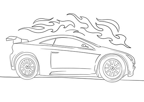 Free Printable Hot Wheels Cars Coloring Pages [2025]