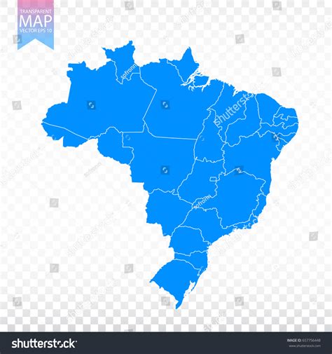 Map Of Brazil Vector