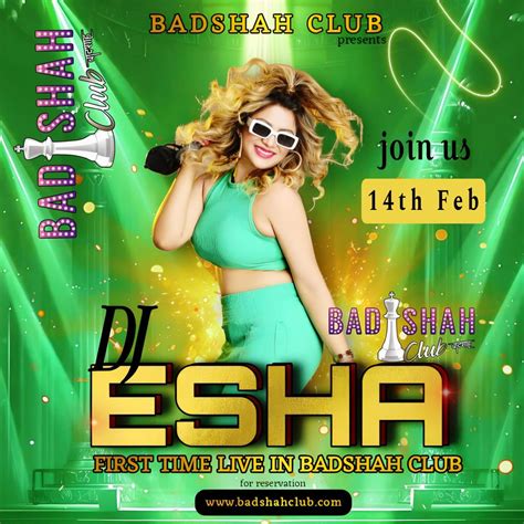 DJ Esha Live in Bangkok, Badshah Club Sukhumvit 4 Alley, Nana, Khet ...