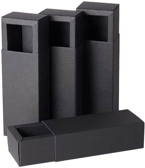 Paquete de 20 cajas de cartón kraft con cajón, ideales para envolver ...