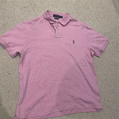 Polo Ralph Lauren Men's Pink Polo-shirts | Depop