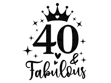 40th Birthday Svg 40th Birthday Birthday Svg 40th Birthday - Etsy UK
