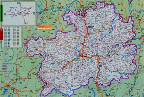 2018贵州省交通地图_贵州地图全图可放大手机版 - 随意优惠券