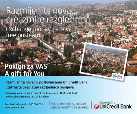 Sarajevo Navigator i UniCredit Banka poklanjaju besplatnu razglednicu ...