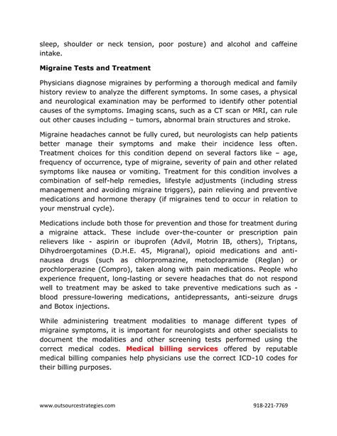 Migraines types, diagnosis, treatment and prevention | PDF