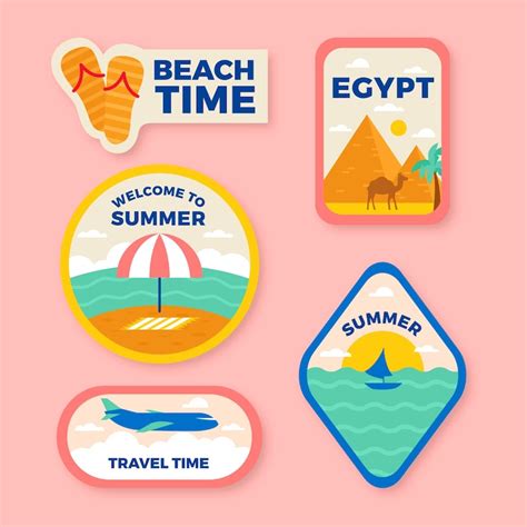 Beach sticker Images - Free Download on Freepik