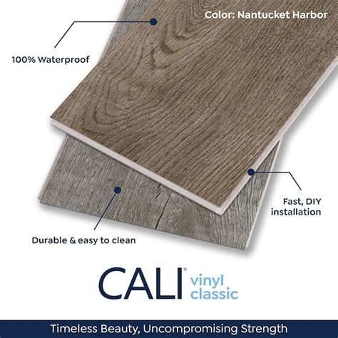 CALI Pro Classic Nantucket Harbor Brown 20-mil x 7-in W x 48-in L Water ...