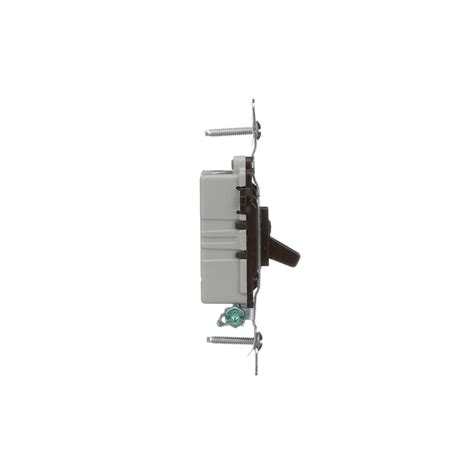 Eaton 15-amp Single-pole Toggle Light Switch, Brown CSB115STB-SP-LW at ...