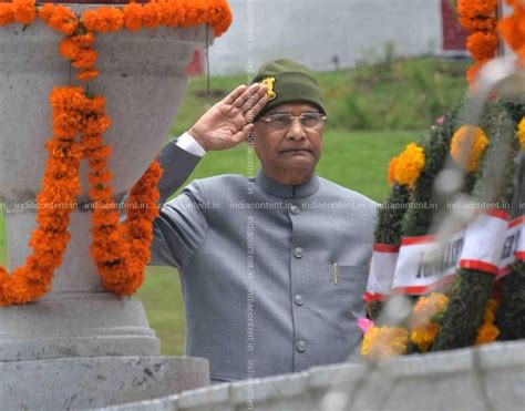 Buy Srinagar President Ram Nath Kovind pays tributes to the Kargil War ...
