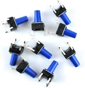 ELECTROROBO Electro-Robo 10 pics 4 Pin 6x6x10mm Micro Push Button ...