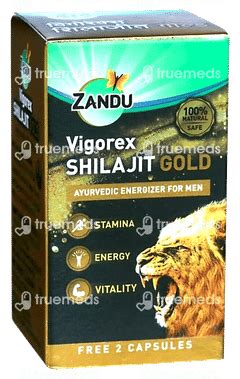 Zandu Vigorex Shilajit Gold Capsule 22 - Uses, Side Effects, Dosage ...