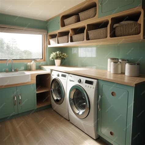 Side-by-Side Top-Load Washer and Dryer Background Aesthetic