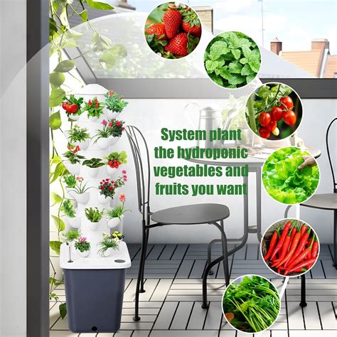 Duwiikab Hydroponics Vertical Garden Tower, Vertical Farming India | Ubuy