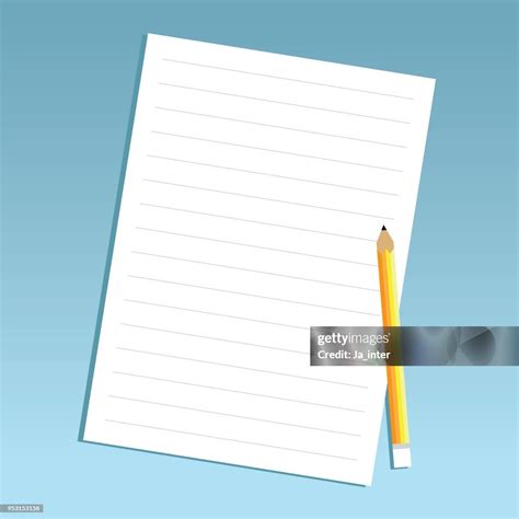 Pencil And Paper High-Res Vector Graphic - Getty Images