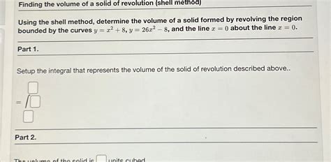 Image result for Solid of Revolution Shell Method