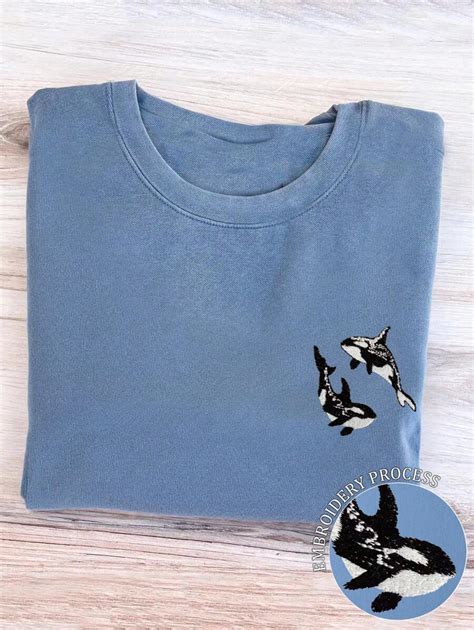 Lalippa Plus Size Women Casual Whale Embroidery T-Shirt, Summer | SHEIN USA