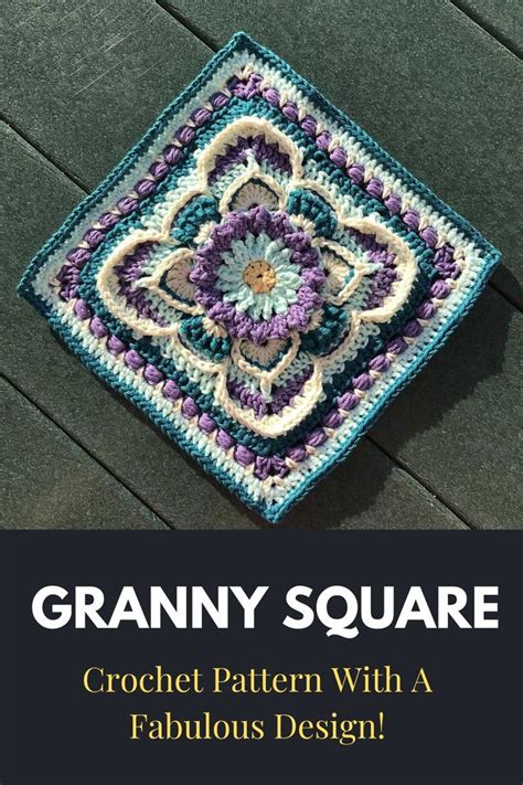 unusual granny square crochet patterns free