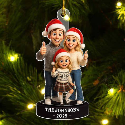 Picture Ornaments For Christmas Tree Custom Family Photo Ornament 2025 ...