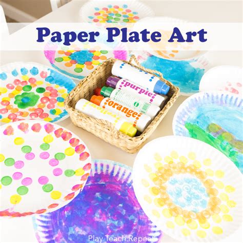 Paper Plate Art - Munchkins and Moms
