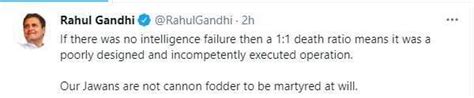 Chhattisgarh anti-Maoist operation was poorly designed: Rahul Gandhi ...