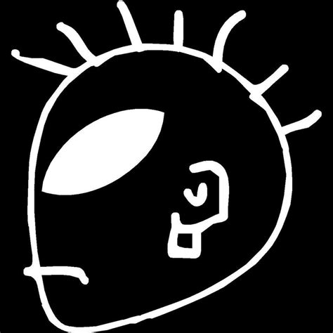 Alien Head Drawing at PaintingValley.com | Explore collection of Alien ...