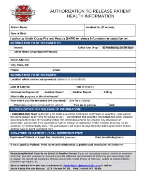 074 (Authorization to Release Patient Health Ination) Doc Template ...