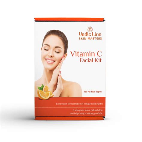 Vedic Line Vedicline Vitamin C Facial Kit, Reduce Tan, Pigmentation ...